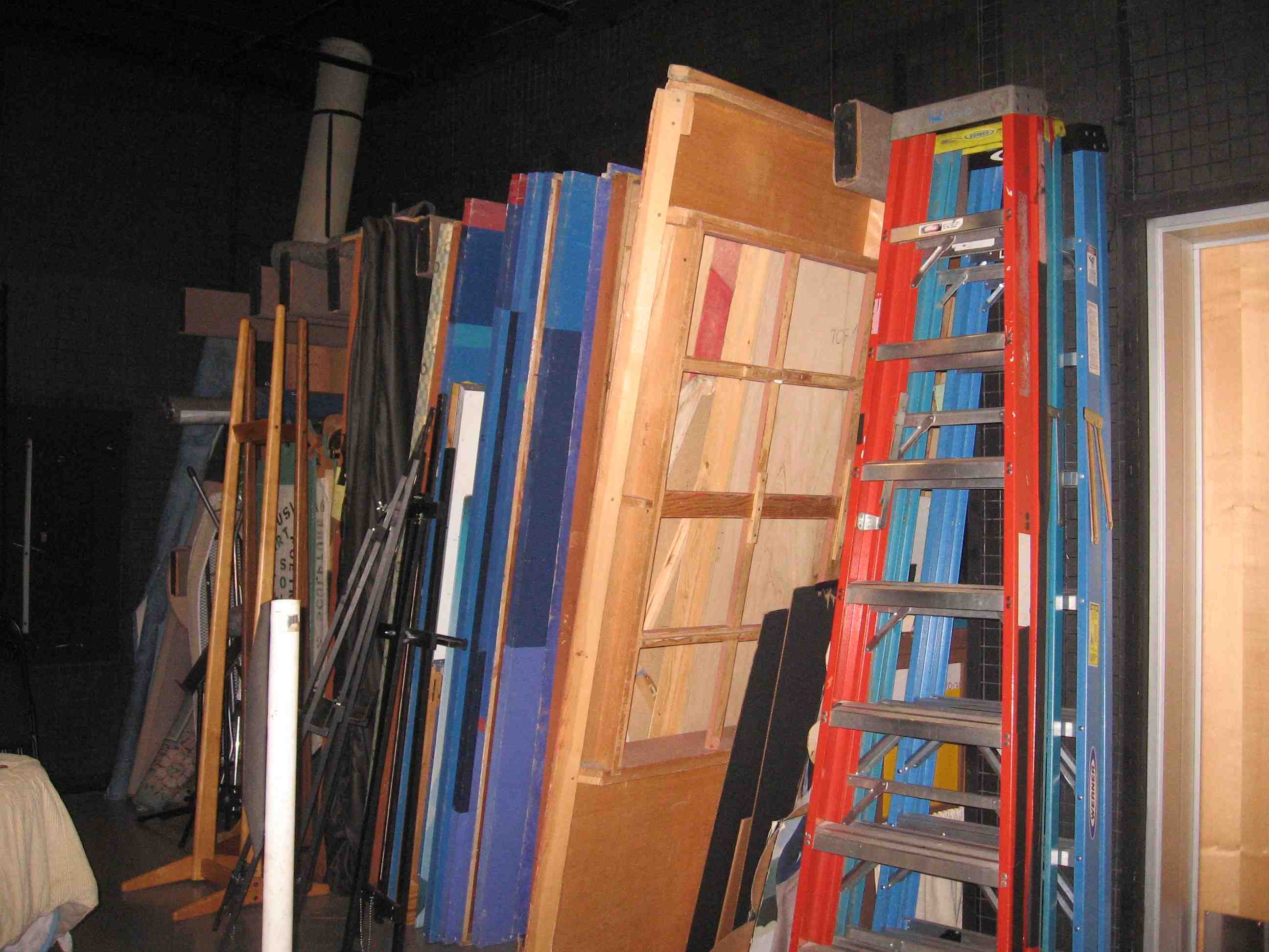 props available at Media Center: flats, ladders